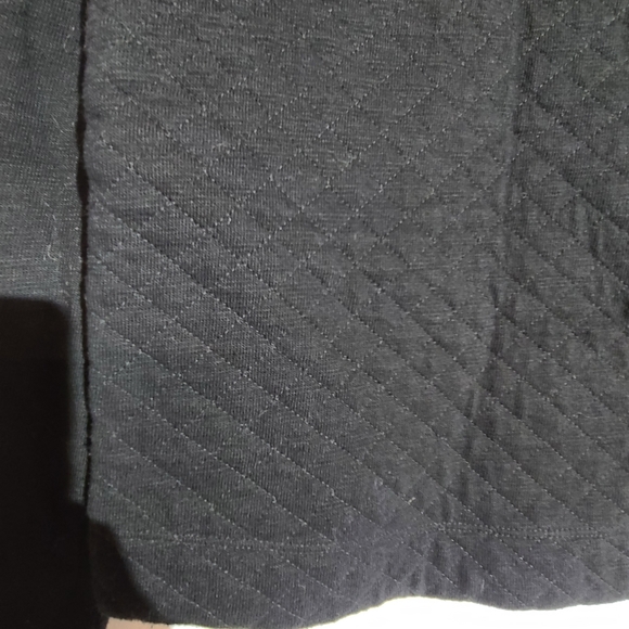 Rag and bone jean quilted sweatshirt black sweater - Picture 7 of 12